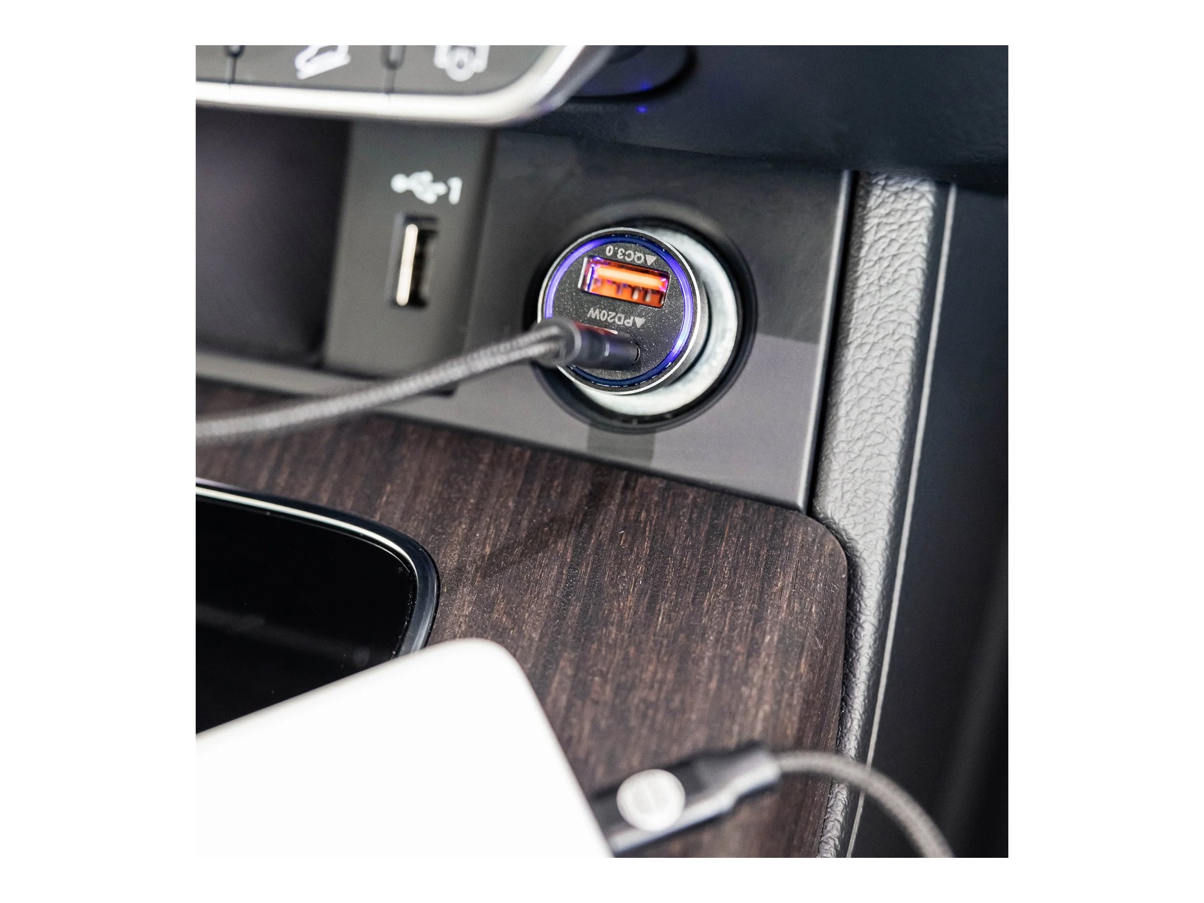 Our Pure Planet car power adapter - USB, USB-C - 36 Watt
