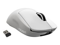 Logitech PRO X SUPERLIGHT Wireless Gaming Mouse Optisk Trådløs Hvid