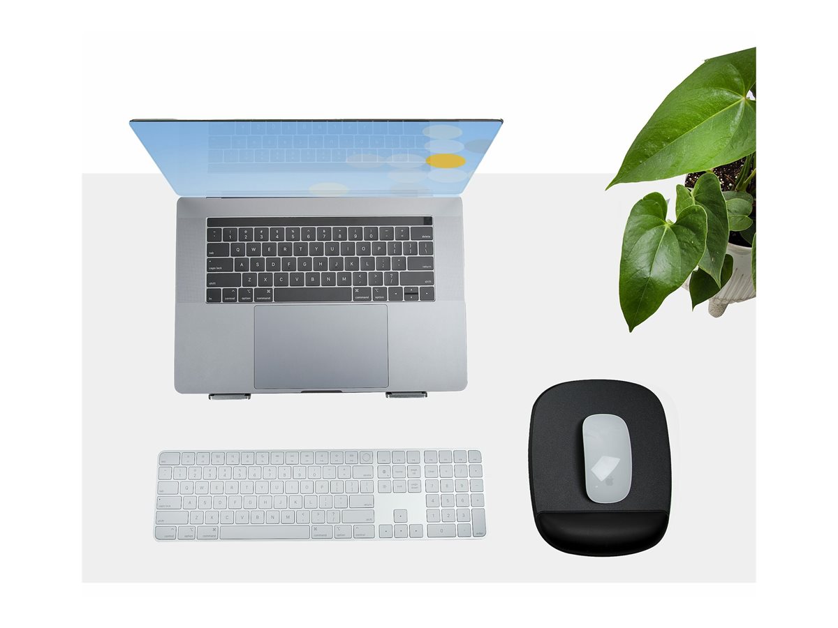 StarTech.com Mouse Pad with Hand rest, 6.7x7.1x 0.8 in (17x18x2cm), Ergonomic Mouse Pad with Wrist Support, Desk Wrist Pad w/ Non-Slip PU Base for Office/Home/Computer/Laptop - Cushioned Gel Mouse Pad w/ Palm Rest - podložka pro myš s polštářkem pro zápěstí - kompatibilní s TAA – foto 8