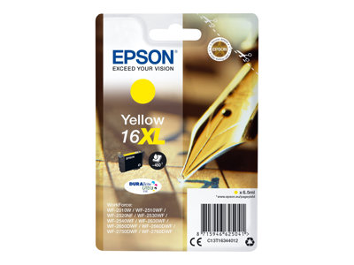 EPSON Tinte Singlepack Yellow 16XL - C13T16344012