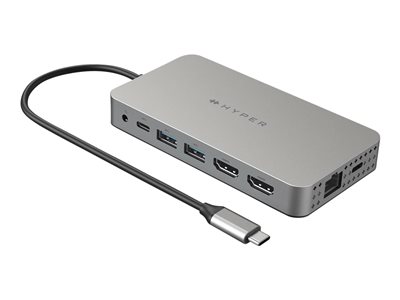 CableCreation Thunderbolt 3 Dock w/1.6ft Cable, 13-in-1 USB C Hub with  DisplayPort, VGA, HDMI, Ethernet, 2 Audio, 4 USB A, USB C PD Compatible for