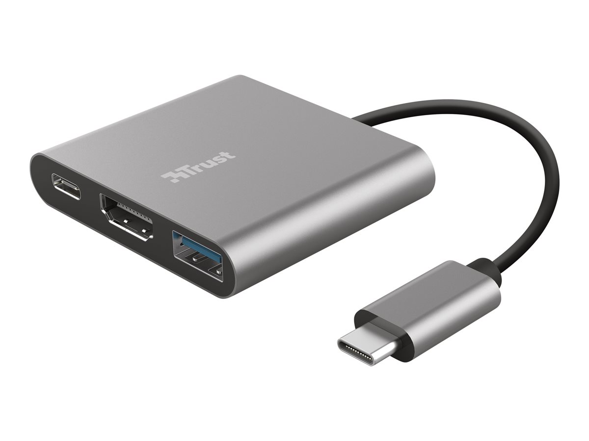 TRUST Adaptateur DALYX USB-C 3 en 1 HDMI