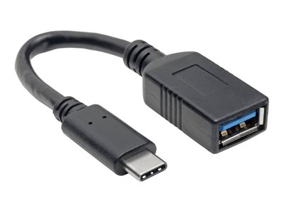 Tripp Lite USB Type-C to USB Type-A Adapter Cable, M/F, 3.1, Gen 1, 5 Gbps, USB-IF, 6 in.