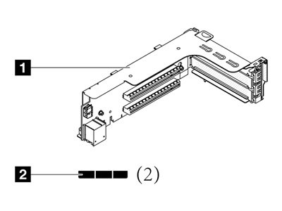 Lenovo - Server riser kit