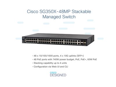 Cisco Small Business SG350X-48MP