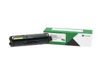Lexmark Extra High Yield yellow original toner cartridge Product shot Front 76350