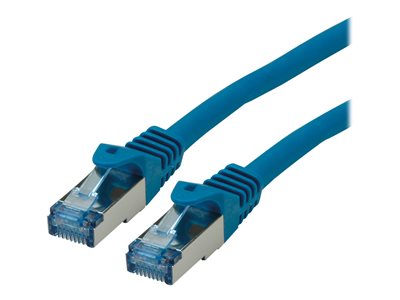 ROLINE Patchkabel Kat.6A S/FTP blau 1m