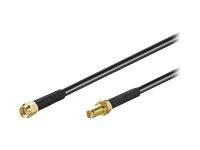 MicroConnect WLAN Extension Cable 1m Forlængerkabel til antenne Sort
