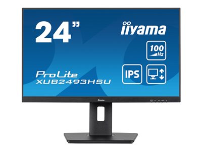 IIYAMA 60.9cm (23,8) XUB2493HSU-B7 16:9 HDMI+DP+2xUSB IPS - XUB2493HSU-B7