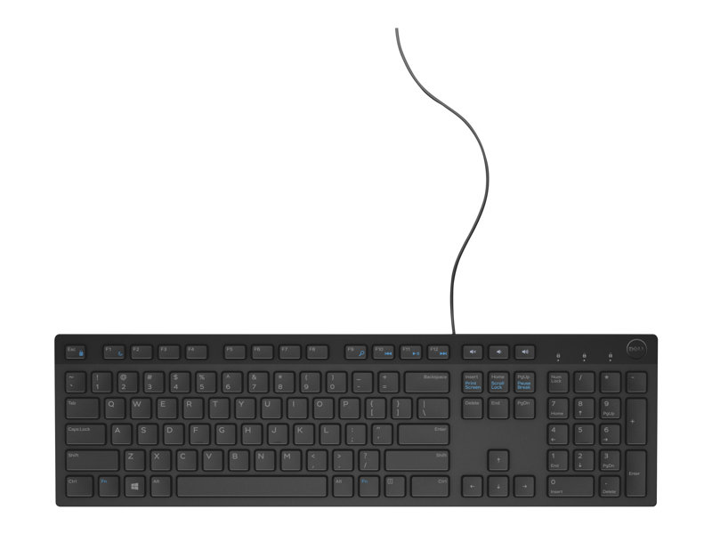 Dell KB216 - clavier - QWERTZ - Allemand - noir Priphrique d\'entre