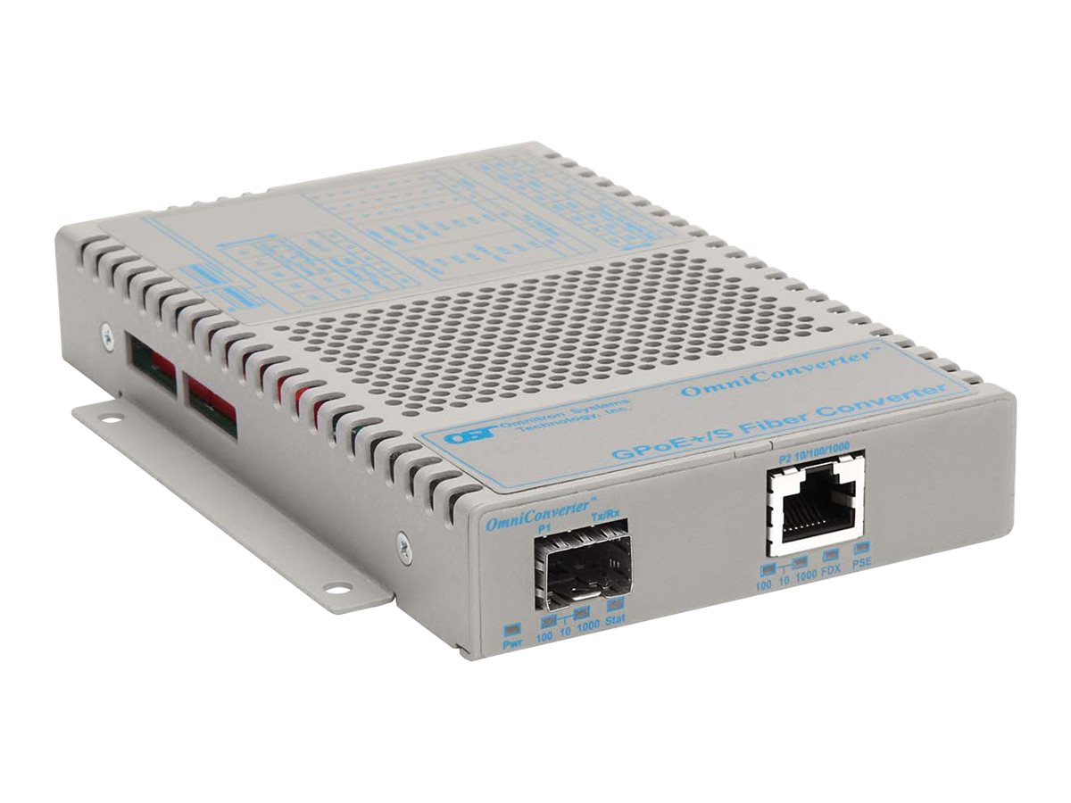 Omnitron OmniConverter GPoE+/S