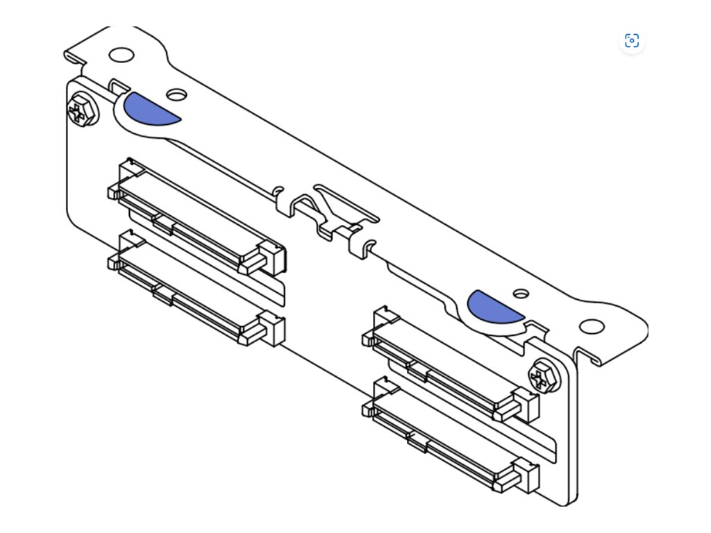 Lenovo - Server 4 x 2.5" NVMe backplane kit