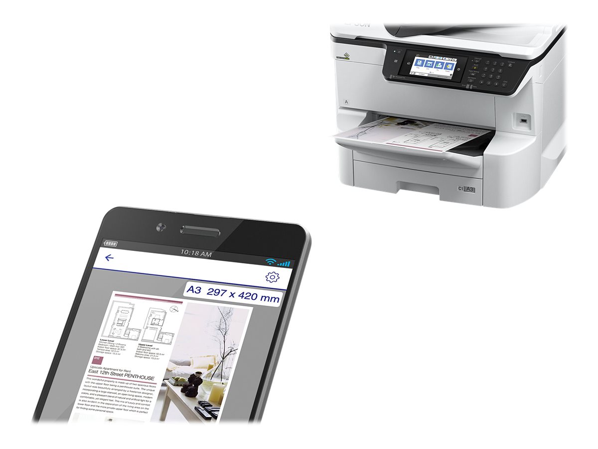 Epson WorkForce Pro WF-C8690DTWFC - multifunkční tiskárna - barva – foto 6