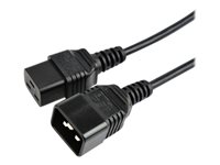 Prokord Strøm IEC 60320 C20 Strøm IEC 60320 C19 1m Forlængerkabel til strøm 