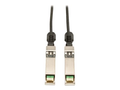 Tripp Lite 2.5M SFP+ 10Gbase-CU Twinax Passive Copper Cable SFP-H10GB-CU2-5M Compatible Black 8ft 8'