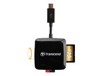 Transcend RDP9 Smart OTG Card Reader - Card reader (SD, miniSD, microSD, SDHC, miniSDHC, SDXC, SDHC UHS-I, SDXC UHS-I, microSDHC UHS-I, microSDXC UHS-I, miniSDXC) - USB