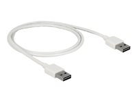 DeLOCK Easy USB 2.0 USB-kabel 1m Hvid
