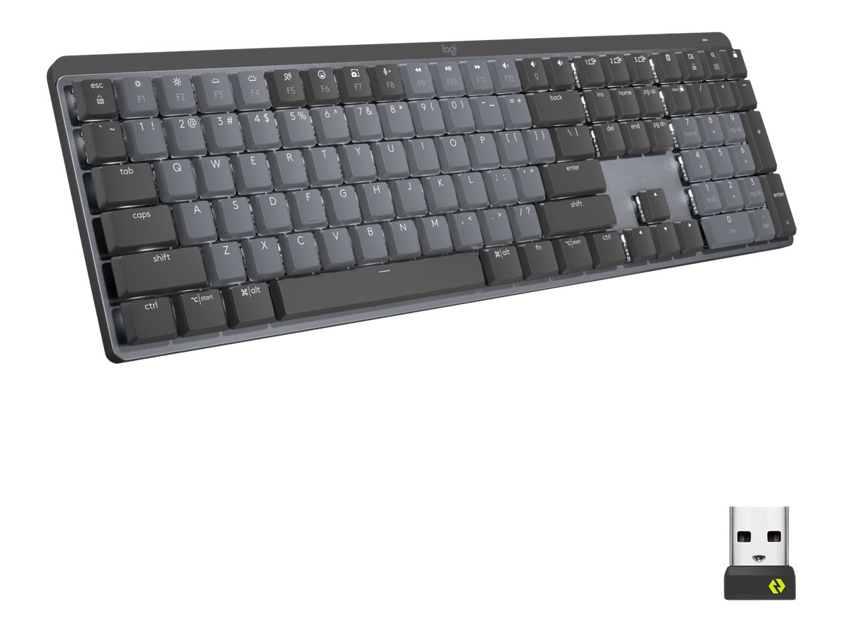 Logitech MX Mechanical Wireless Illuminated Keyboard - Black - 6900352