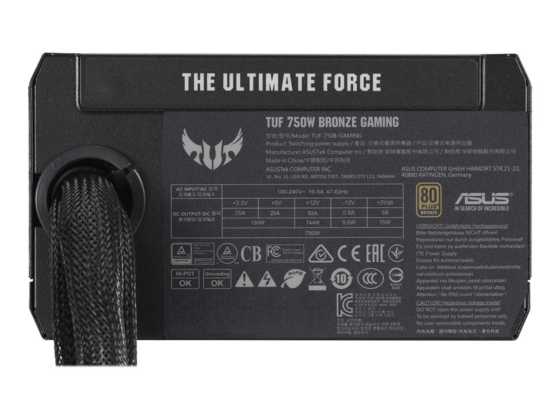 ASUS TUF-GAMING-750B 750W Bronze PSU