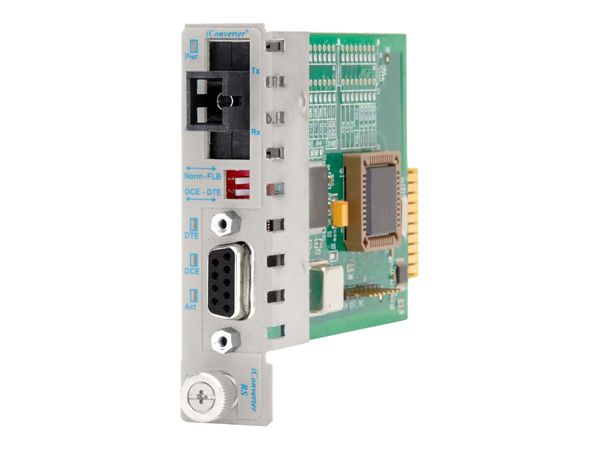 Omnitron iConverter RS232 Single-Fiber
