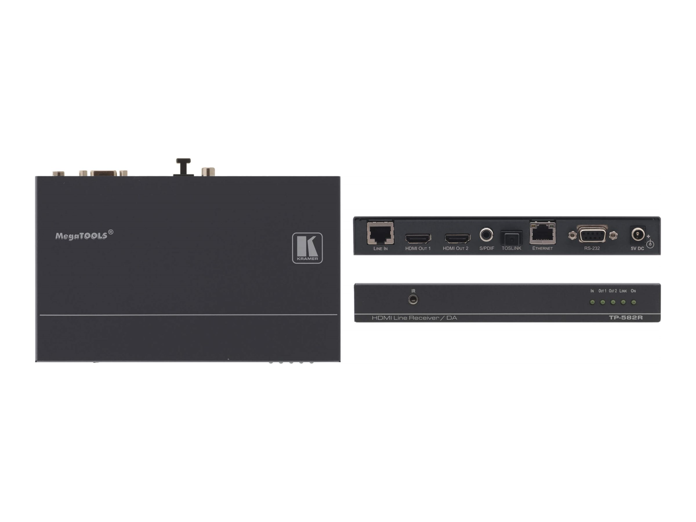 Kramer TP-582T - Video/audio/infrared/serial/network extender