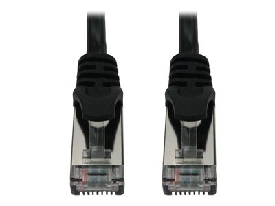 Eaton Tripp Lite Series Cat6a 10G Snagless Shielded Slim STP Ethernet Cable (RJ45 M/M), PoE, Black, 5 ft. (1.5 m)