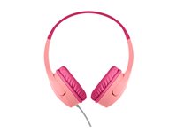 Belkin SoundForm Mini - headphones with mic - 3.5 mm jack, USB-C