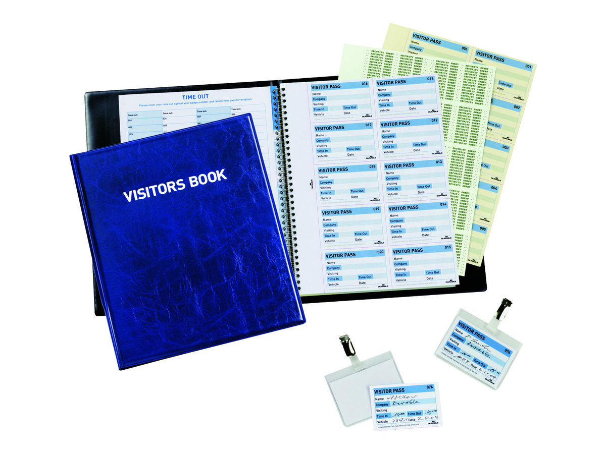 Durable Visitors Book 60 X 90 Mm Duplicate