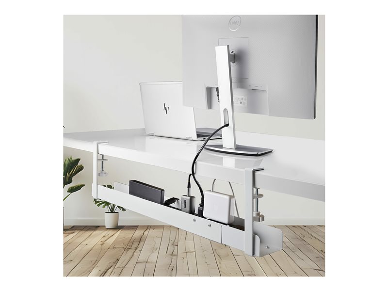 StarTech.com Goulotte Passe Cble Bureau, Blanc