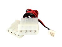 Gembird 4-PIN intern strøm (male) - 4-PIN intern strøm 3 pin intern strøm 12V Blæsereffekt-adapter