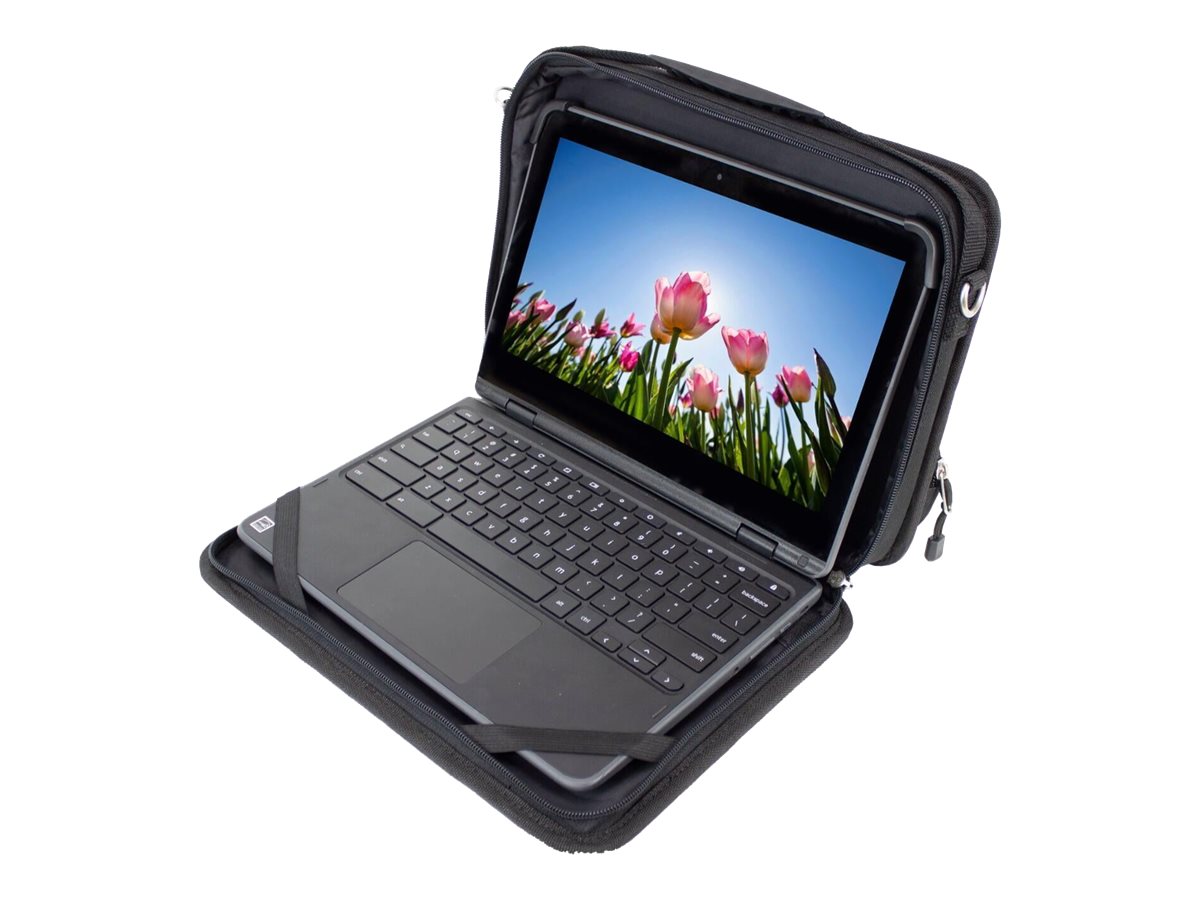 INFOCASE ALWAYS-ON NOTEBOOK CASE WITH POCKET FOR MOST POPULAR 13-14 CHROMEBOOKS