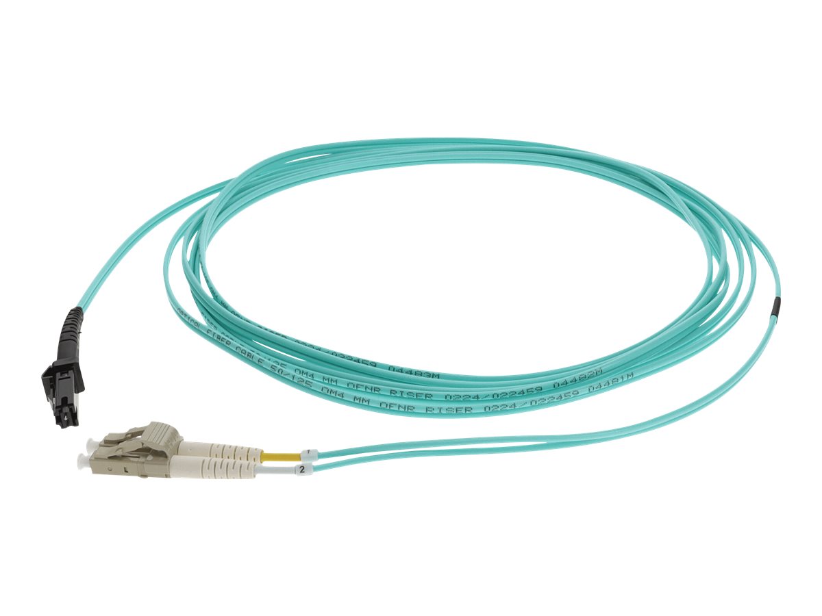 AddOn 3m LC to MT-RJ OM3 Aqua Patch Cable