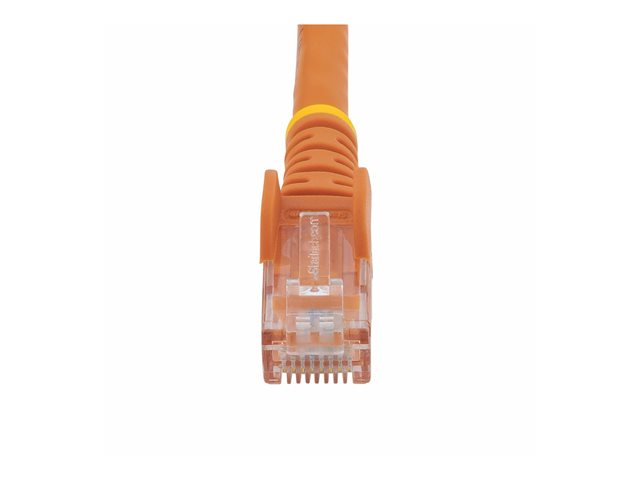 Startech 100ft CAT6 Ethernet Cable, 10 Gigabit Snagless RJ45 650MHz 100W PoE Patch Cord, CAT 6 10GbE UTP Network Cable w/Strain Relief, Orange, Wiring