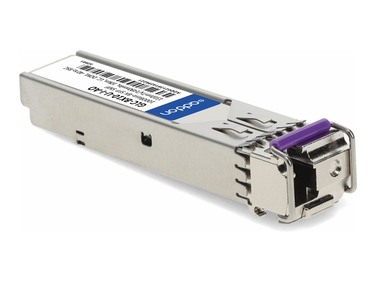 AddOn - SFP (mini-GBIC) transceiver module (equivalent to: Cisco GLC-BX10-U-I)
