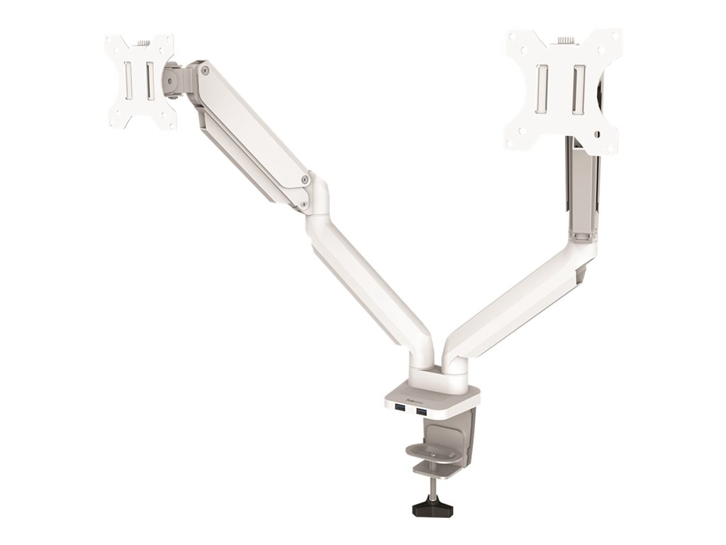FELLOWES Bras Porte-Ecrans Double Blanc