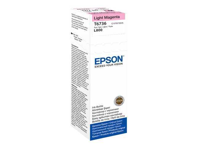 Image of Epson T6736 - light magenta - original - ink refill