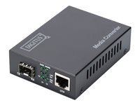 DIGITUS DN-82211 Fibermedieomformer Gigabit Ethernet 10 Gigabit Ethernet 5 Gigabit Ethernet 2.5 Gigabit Ethernet