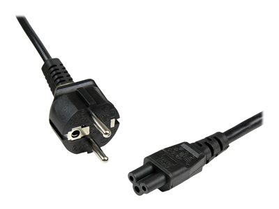 StarTech.com 2m 3 Prong Laptop Power Cord Schuko CEE7 to C5 Clover Leaf