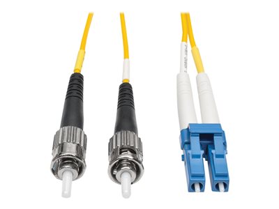 Tripp Lite 15M Duplex Singlemode 8.3/125 Fiber Optic Patch Cable LC/ST 50' 50ft 15 Meter - patch cable - 15 m - yellow
