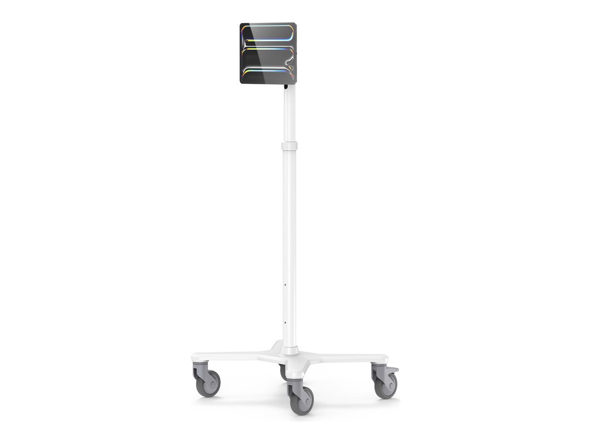 Compulocks Universal Invisible Mount Medical Rolling Cart Extended