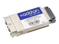 AddOn GBIC transceiver module (equivalent to: McAfee 130-0016-00) GigE 1000Base-SX 