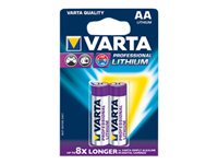 Varta Professional AA type Standardbatterier 2900mAh