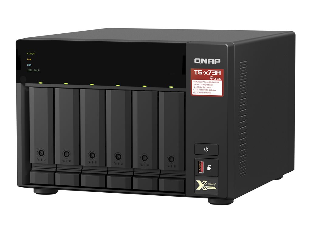 QNAP TS-673A-8G 6-bay NAS Ryzen V1050B