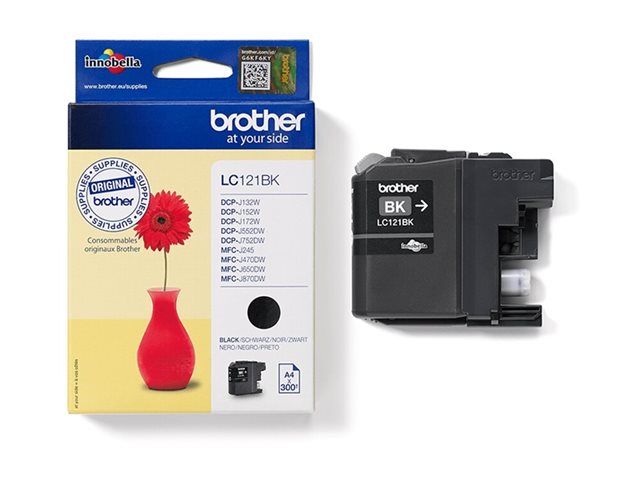 BROTHER LC121BK ink black 300pages
