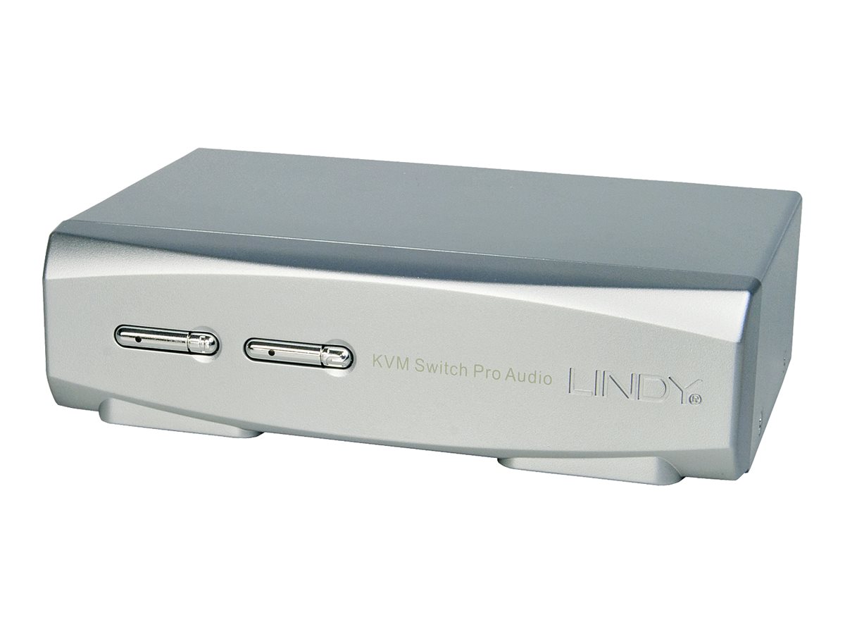 Switch KVM DisplayPort 1.2, USB 2.0 & audio, 2 ports