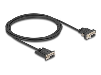 DELOCK Seriell Kabel RS-232 D-Sub9 Bu zu D-Sub9 Bu Pin 9 2m Kabel