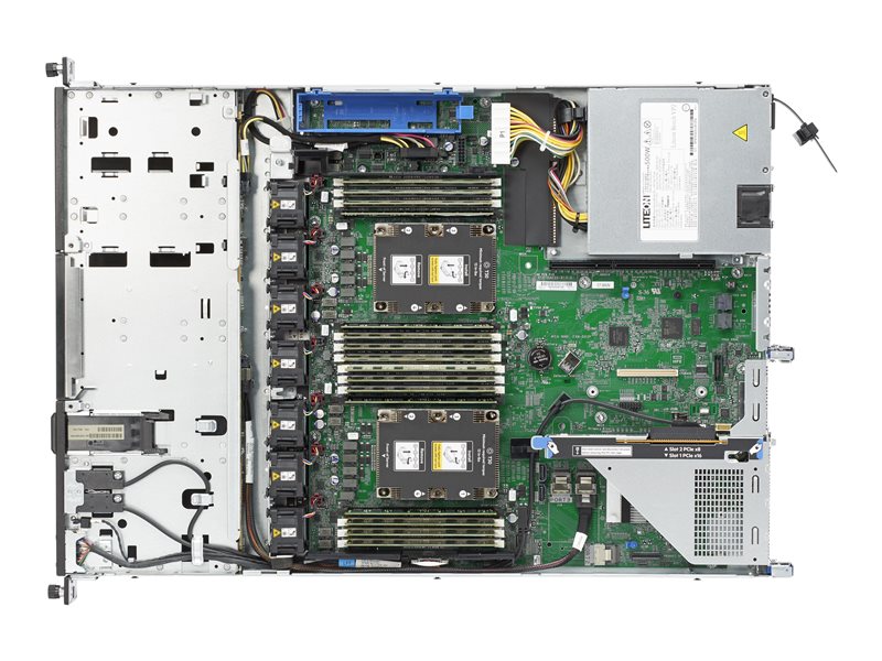 HPE ProLiant DL160 Gen10 - Server - rack-mountable - 1U - 2-way - 1 x Xeon Silver 4208 / 2.1 GHz - RAM 16 GB - SATA - hot-swap 3.5 bay(s) - no HDD - GigE - monitor: none – Hewlett Packard Enterprise