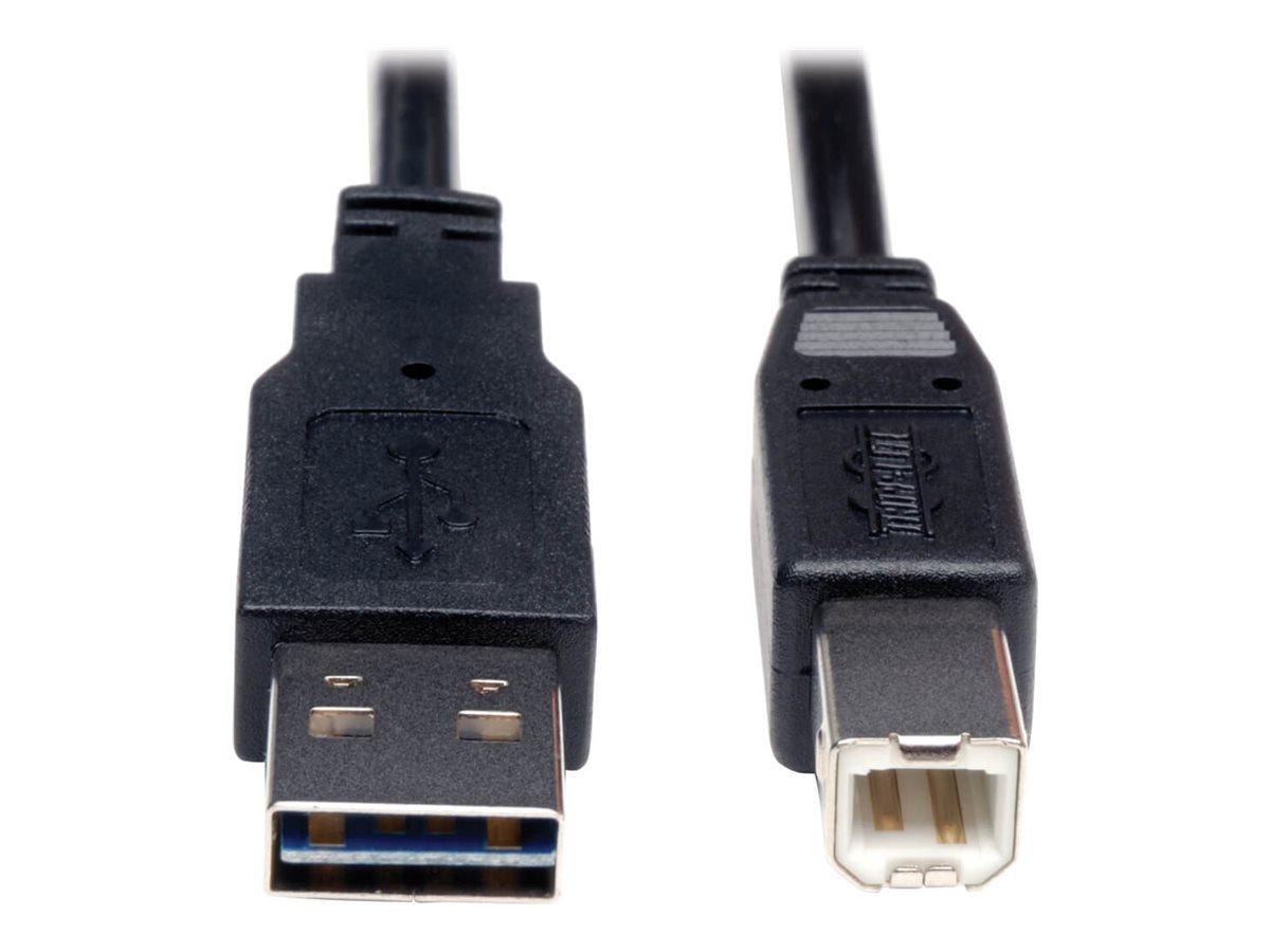 Tripp Lite 6ft USB 2.0 High Speed Cable Reverisble A to B M/M 6'