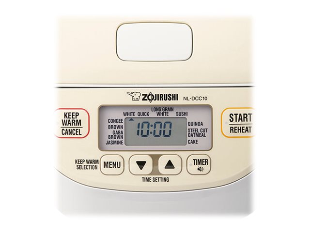 Zojirushi Micom Rice Cooker - White - ZO-NL-DCC18CP