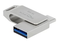 DeLOCK 16GB USB 3.2 Gen 1 / USB-C Sølv